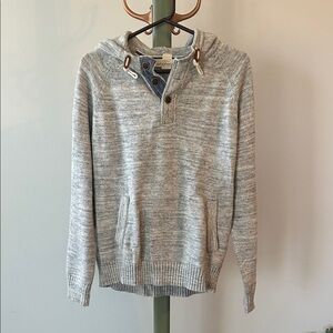 H&M Light Gray Hooded Men's Sweater